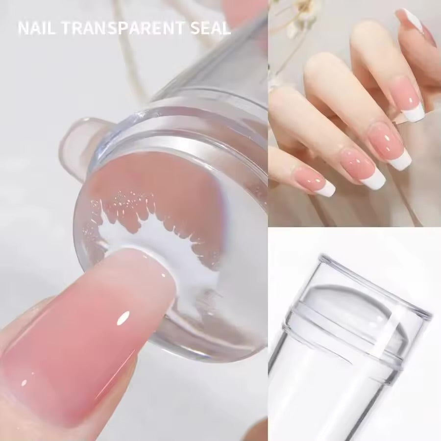 Clear Jelly Nail Stamper Set