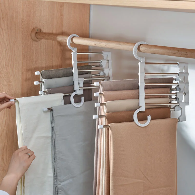 Telescopic Folding Pants Rack