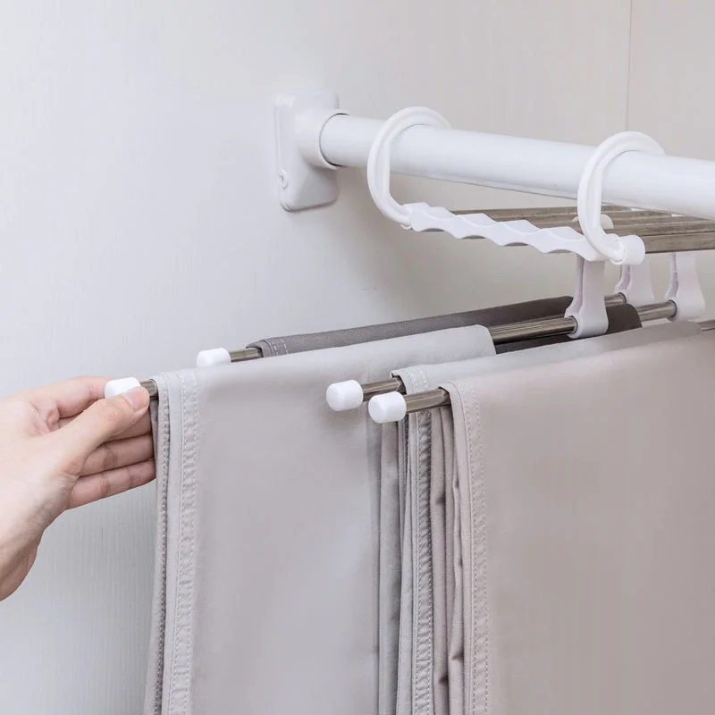 Telescopic Folding Pants Rack