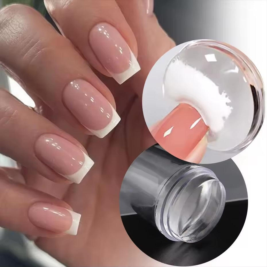 Clear Jelly Nail Stamper Set