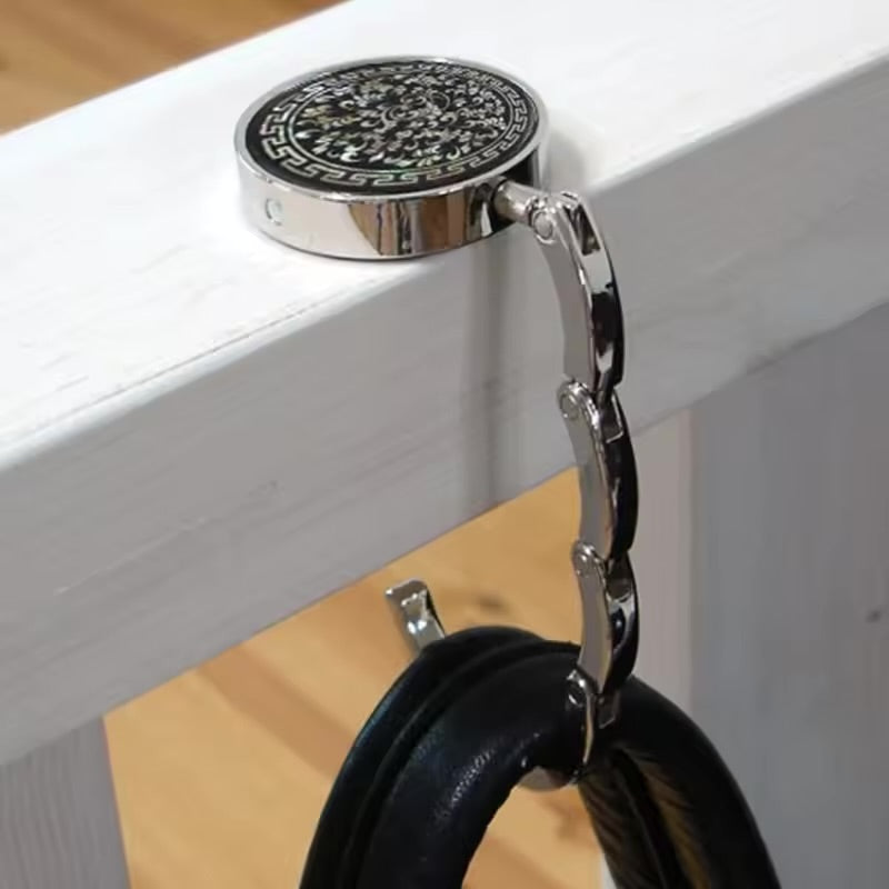 Vintage Floral Foldable Bag Hook