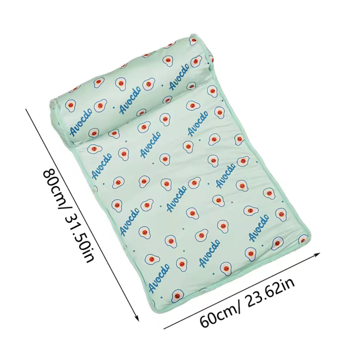 Pet Cool Ice Nest Mat – Rainbow Gradient Summer Bed