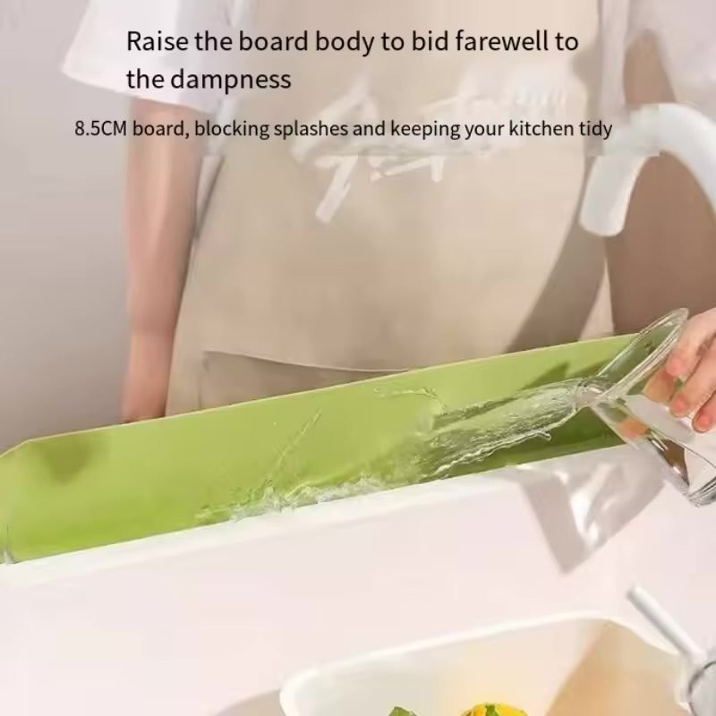 Silicone Sink Baffle Splash Guard with Suction Cup