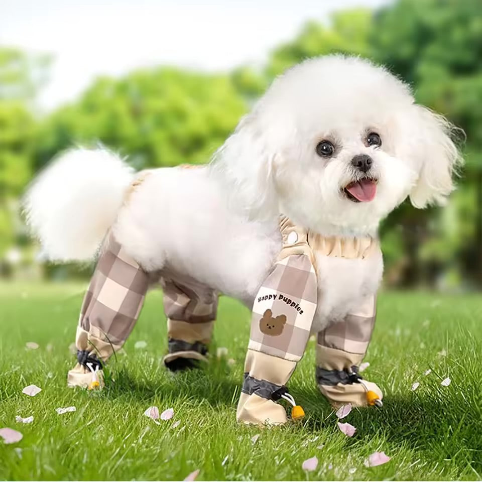 Reflective Stripe Pet Pants With Boots