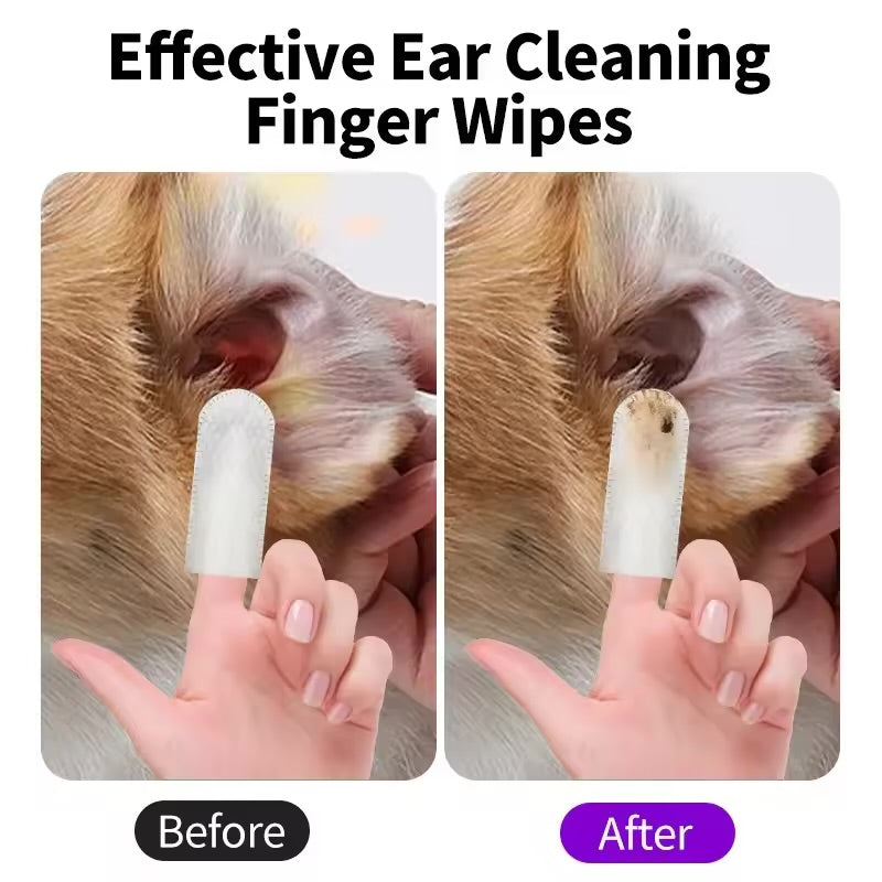 EarEase 50pcs Pet Ear Cleaning Wipes