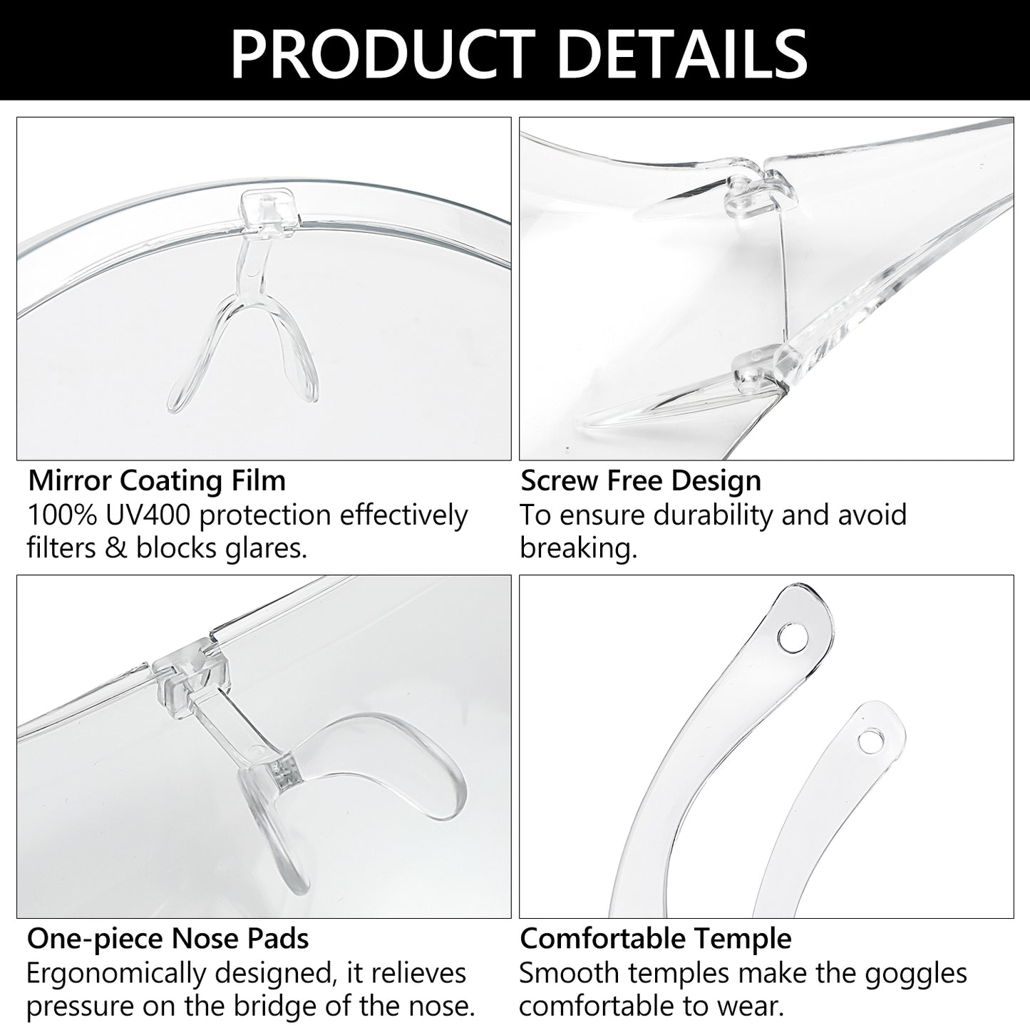 Stylish Anti-Fog Protective Sunglasses