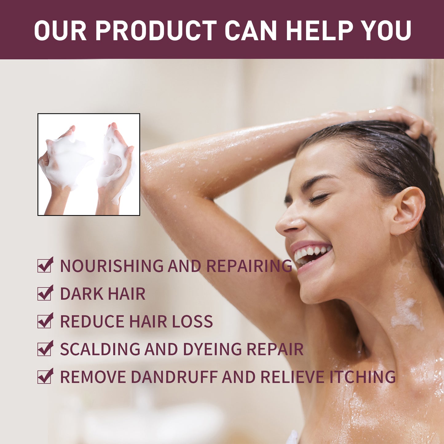 Polygonum Multiflorum Natural Shampoo Bar