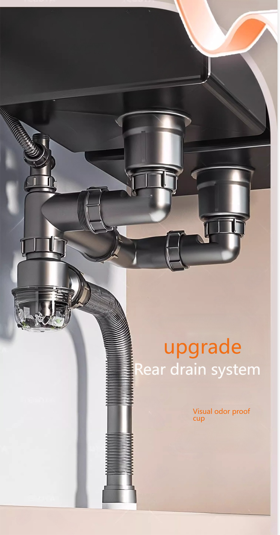 Stainless Steel Drain Pipe Kit