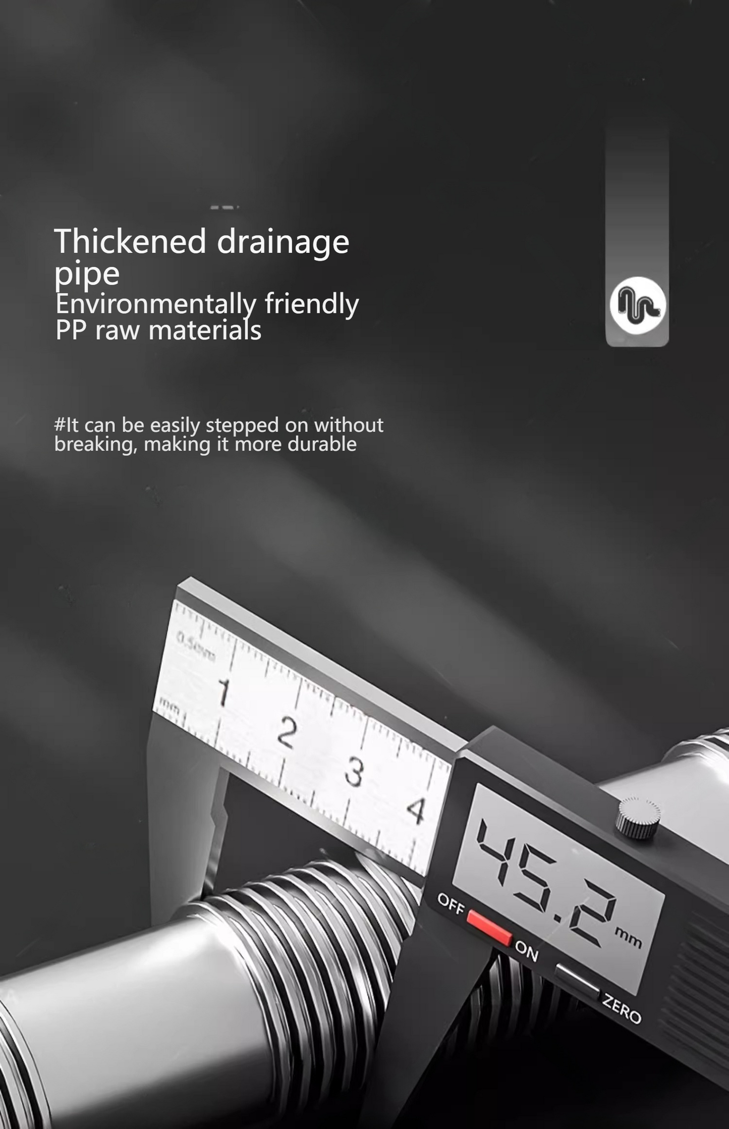 Stainless Steel Drain Pipe Kit