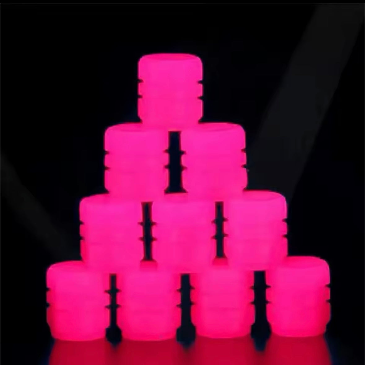 Glowing Tire Valve Caps