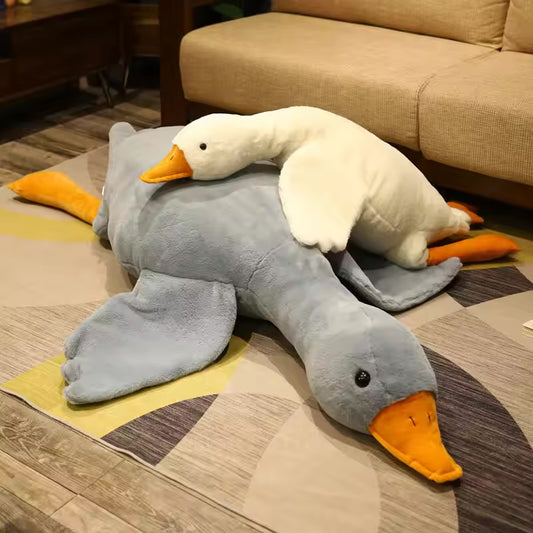 Giant Duck Plush Toy – Super Soft and Cuddly Goose Pillow
