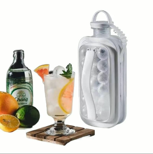 2-in-1 Portable Silicone Ice Ball Maker Kettle