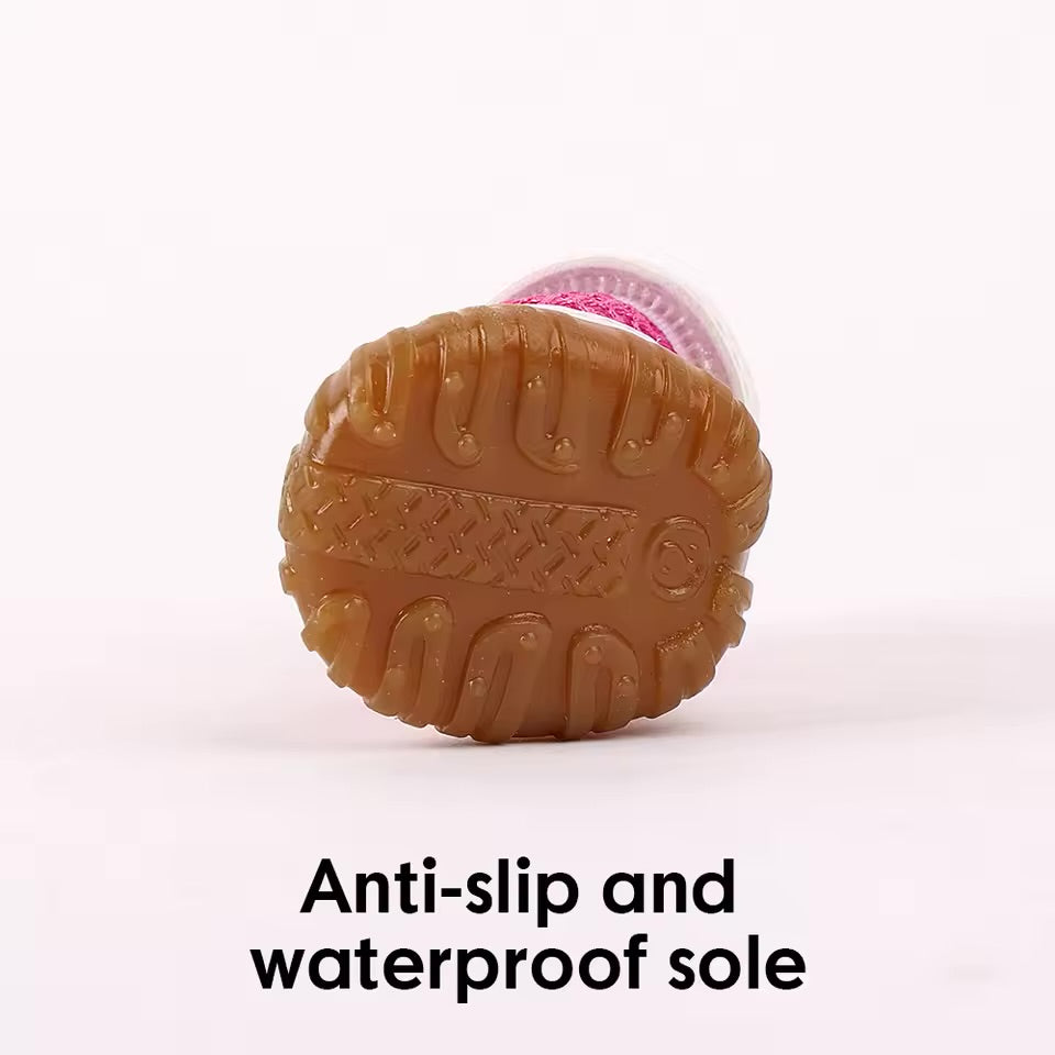 4PCS Non-Slip Breathable Dog Boots – Soft, Summer Pet Shoes