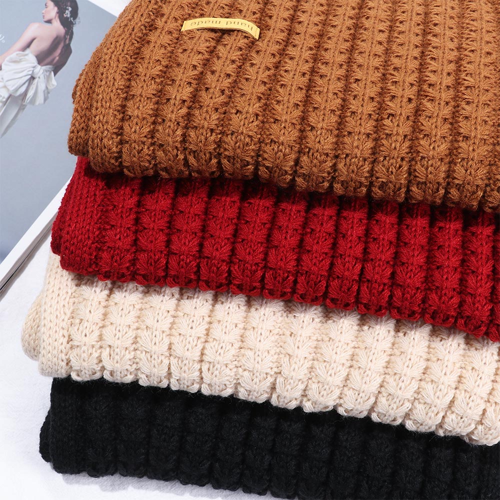 Vintage style Women Men Winter Warm Knitted Scarf