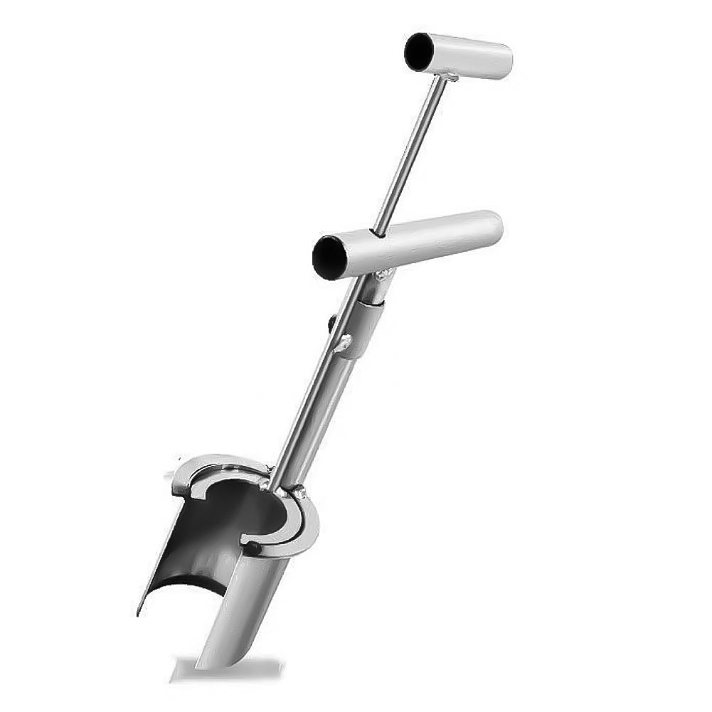 Stainless steel garden barrel transplanter