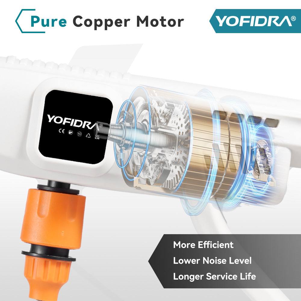 YOFIDRA 100Bar 6-in-1 Electric Washer Gun