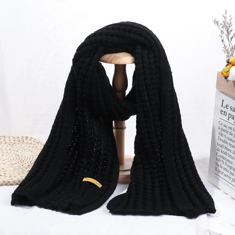 Vintage style Women Men Winter Warm Knitted Scarf