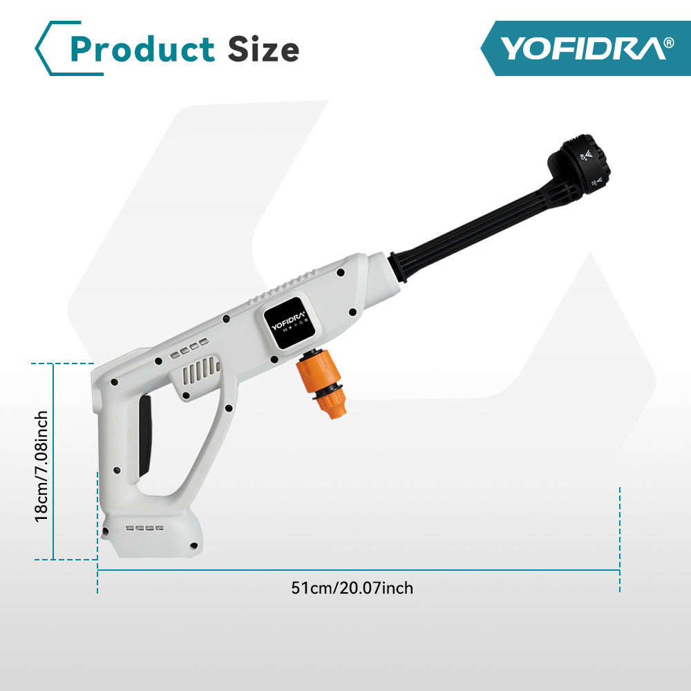 YOFIDRA 100Bar 6-in-1 Electric Washer Gun