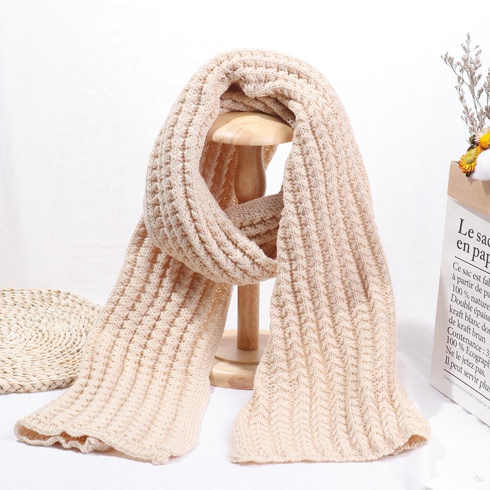 Vintage style Women Men Winter Warm Knitted Scarf