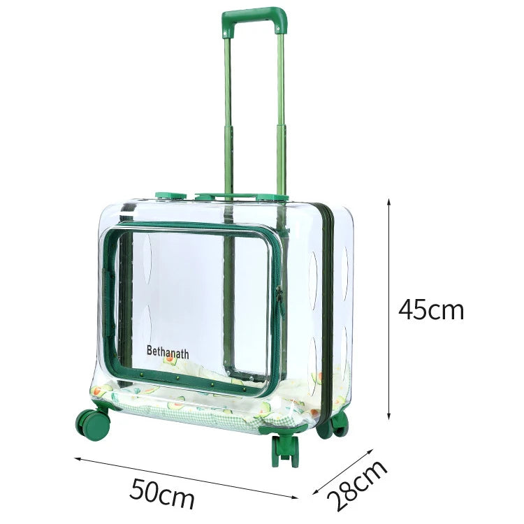 Pet trolley suitcase