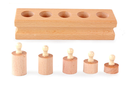 Wooden Montessori Cylinder Puzzle