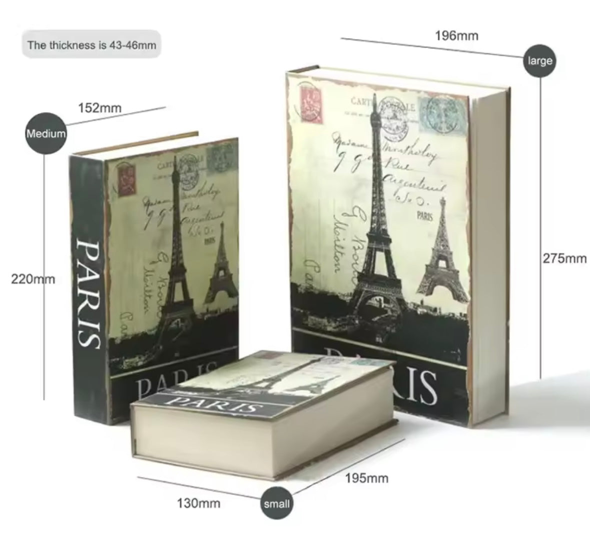 Locking Book Safe – Hidden Storage Box