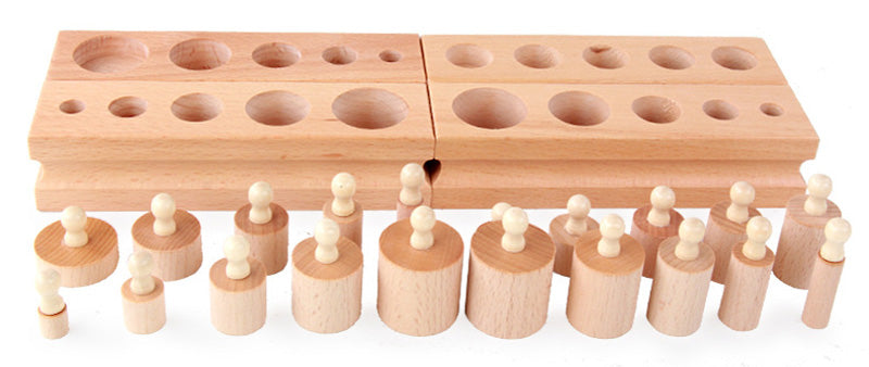 Wooden Montessori Cylinder Puzzle