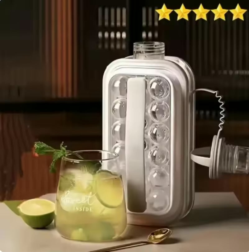 2-in-1 Portable Silicone Ice Ball Maker Kettle