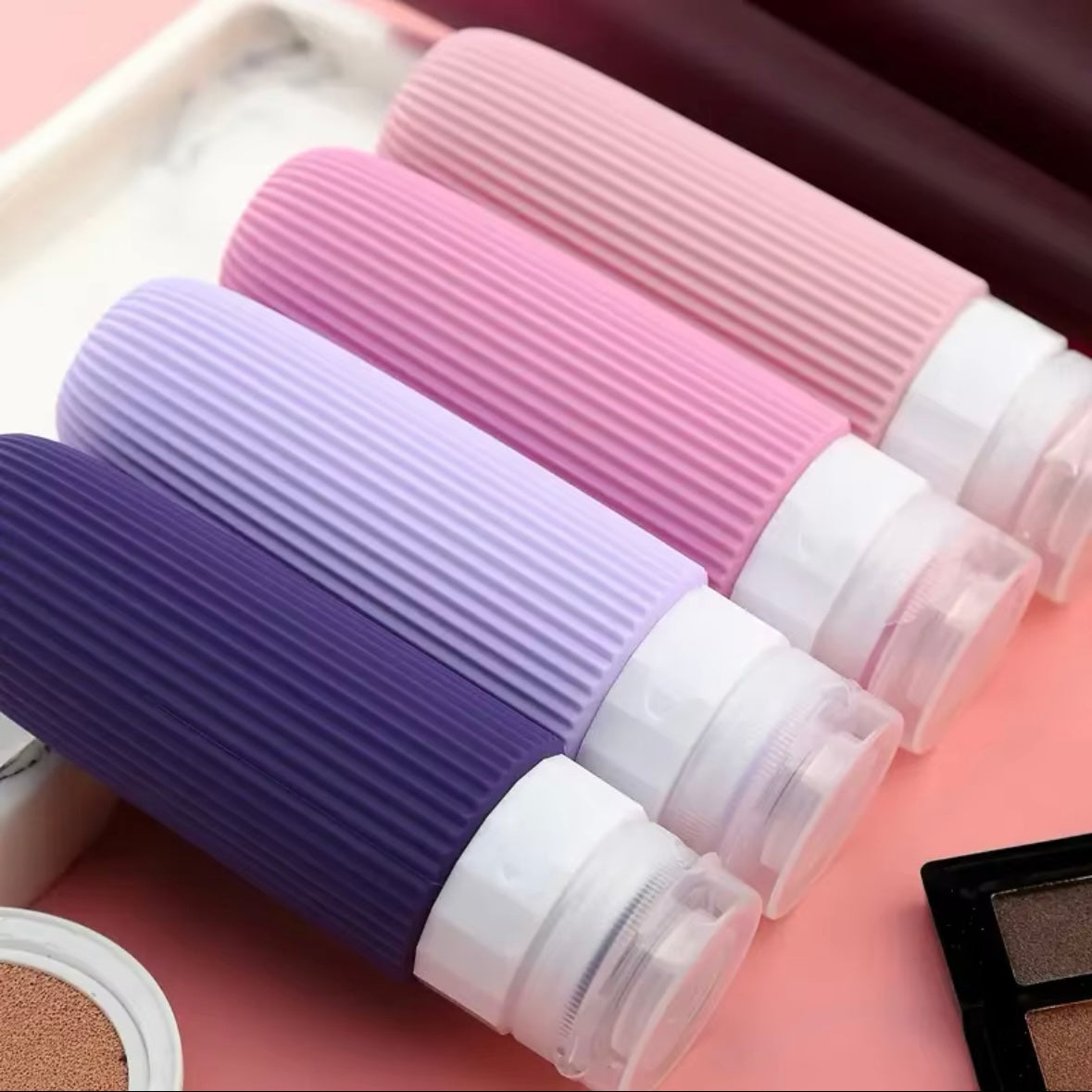 Leak-Proof Silicone Travel Bottles