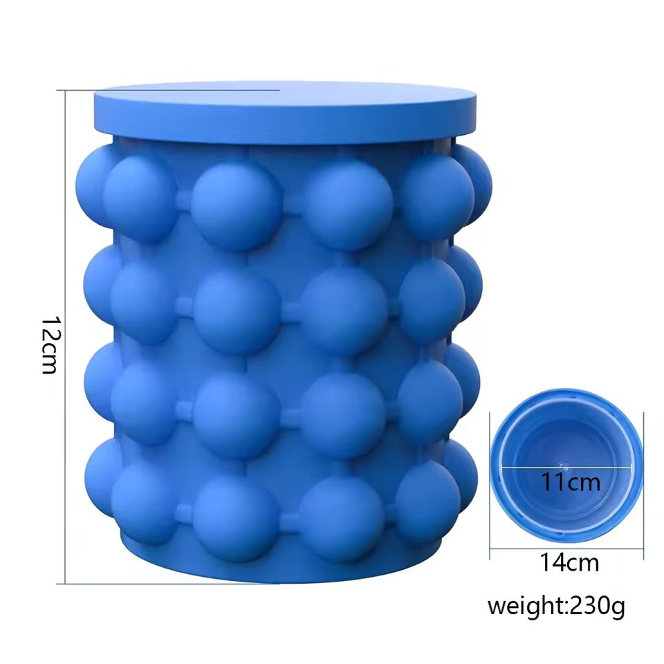 2-in-1 Silicone Ice Bucket & Tray