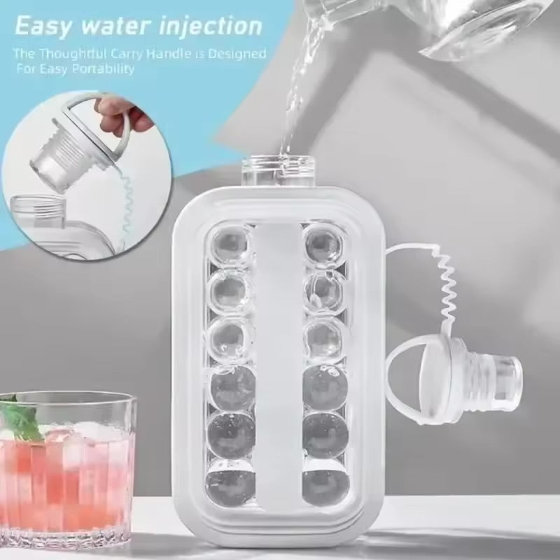 2-in-1 Portable Silicone Ice Ball Maker Kettle