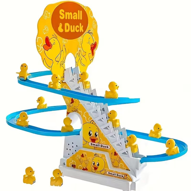 Electric Duckling Slide Toy with Lights & Music