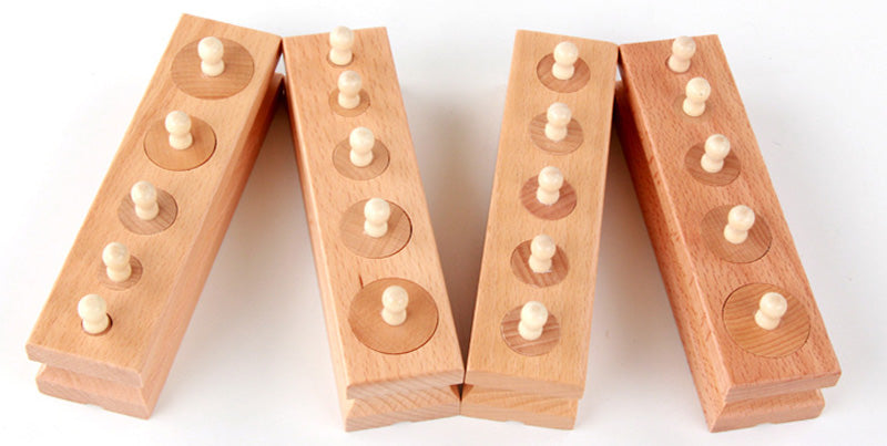 Wooden Montessori Cylinder Puzzle