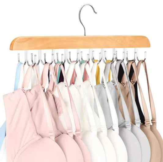 The 20-Hook Wooden Camisole Hanger