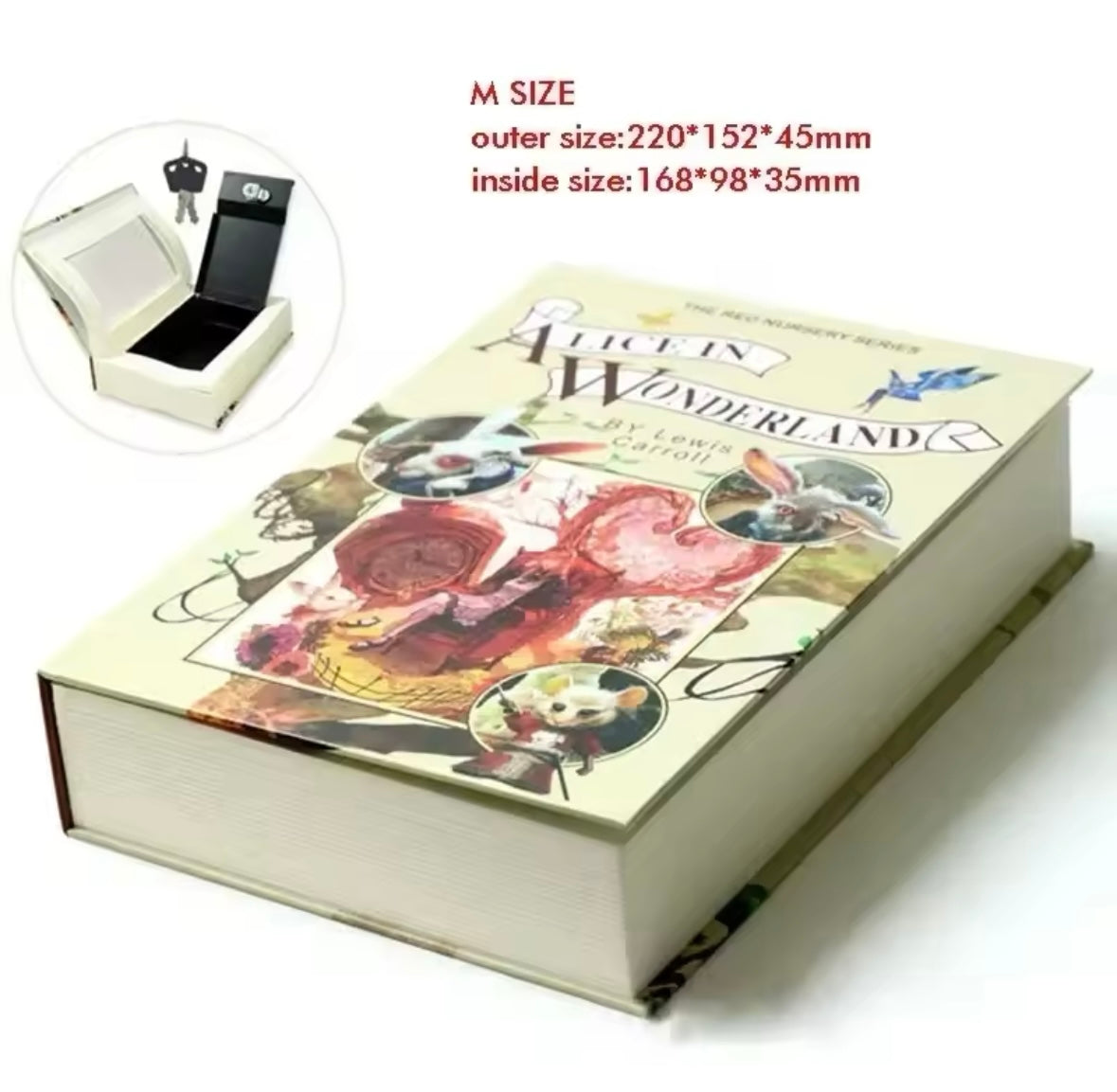 Locking Book Safe – Hidden Storage Box