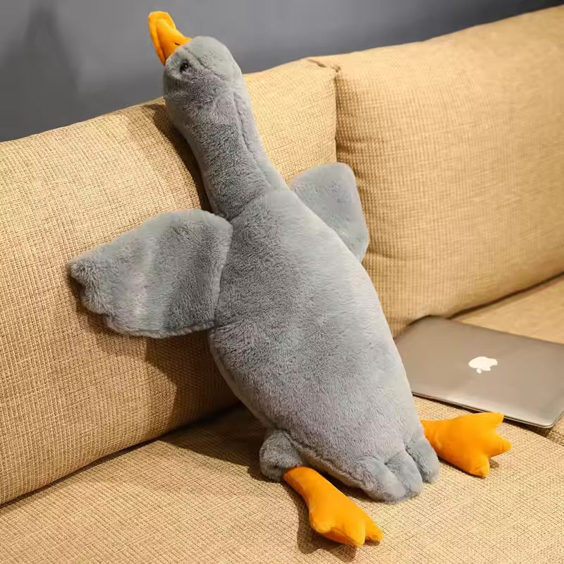 Giant Duck Plush Toy – Super Soft and Cuddly Goose Pillow