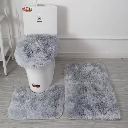 3-Piece Bathroom Rug Set – Anti-Slip & Absorbent