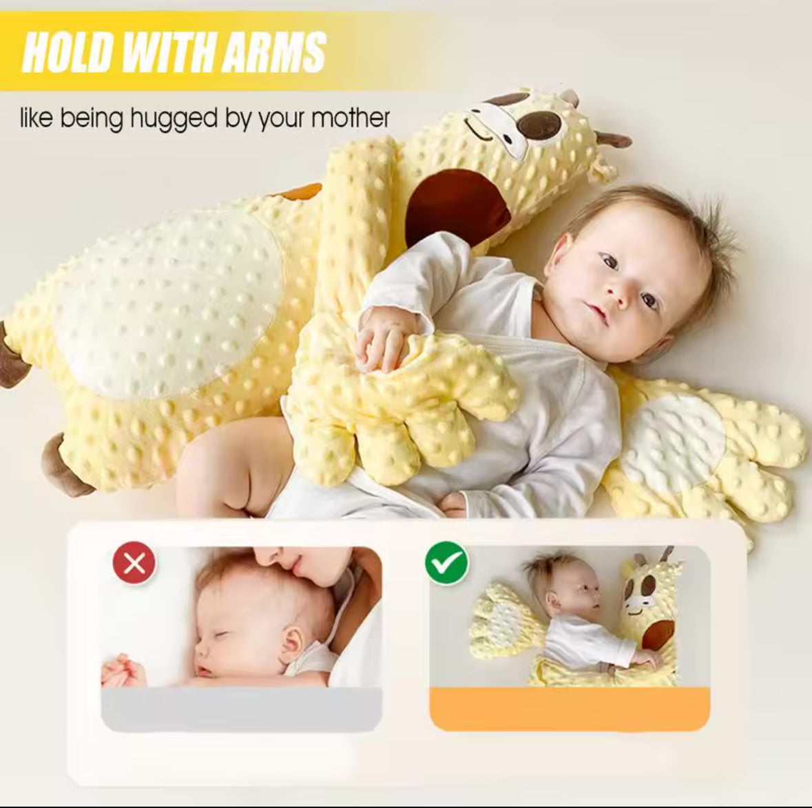 SleepyHug Soothing Goose Pillow