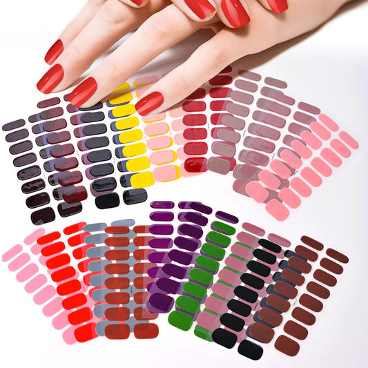 GlowGel Semi-Cured Nail Wraps