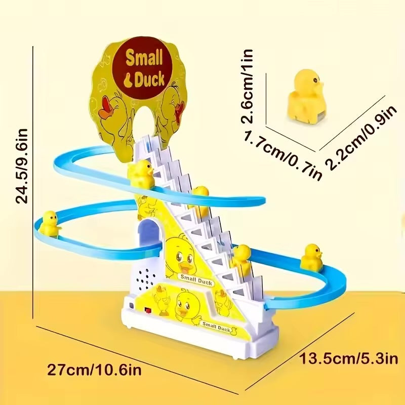 Electric Duckling Slide Toy with Lights & Music