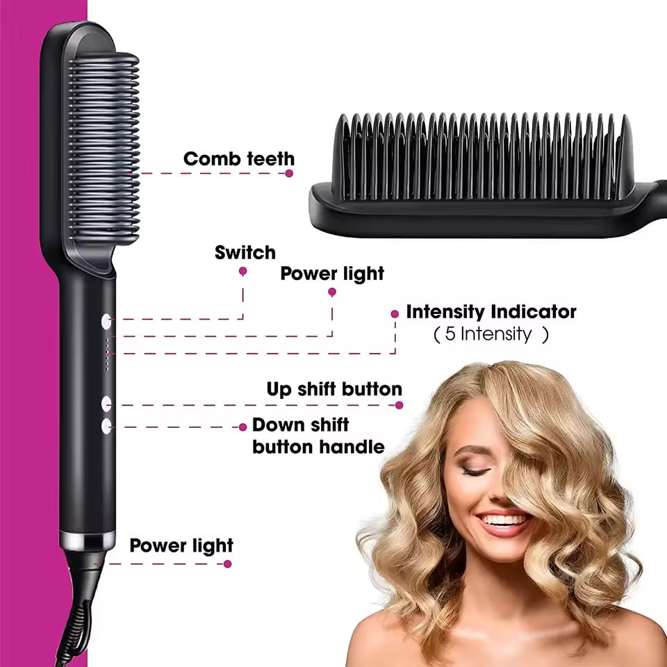 Pro Ionic Hot Comb Hair Straightener