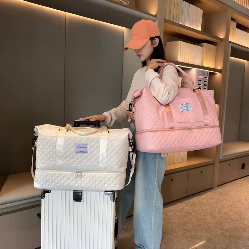 Spacious Travel Duffle with Shoe Compartment
