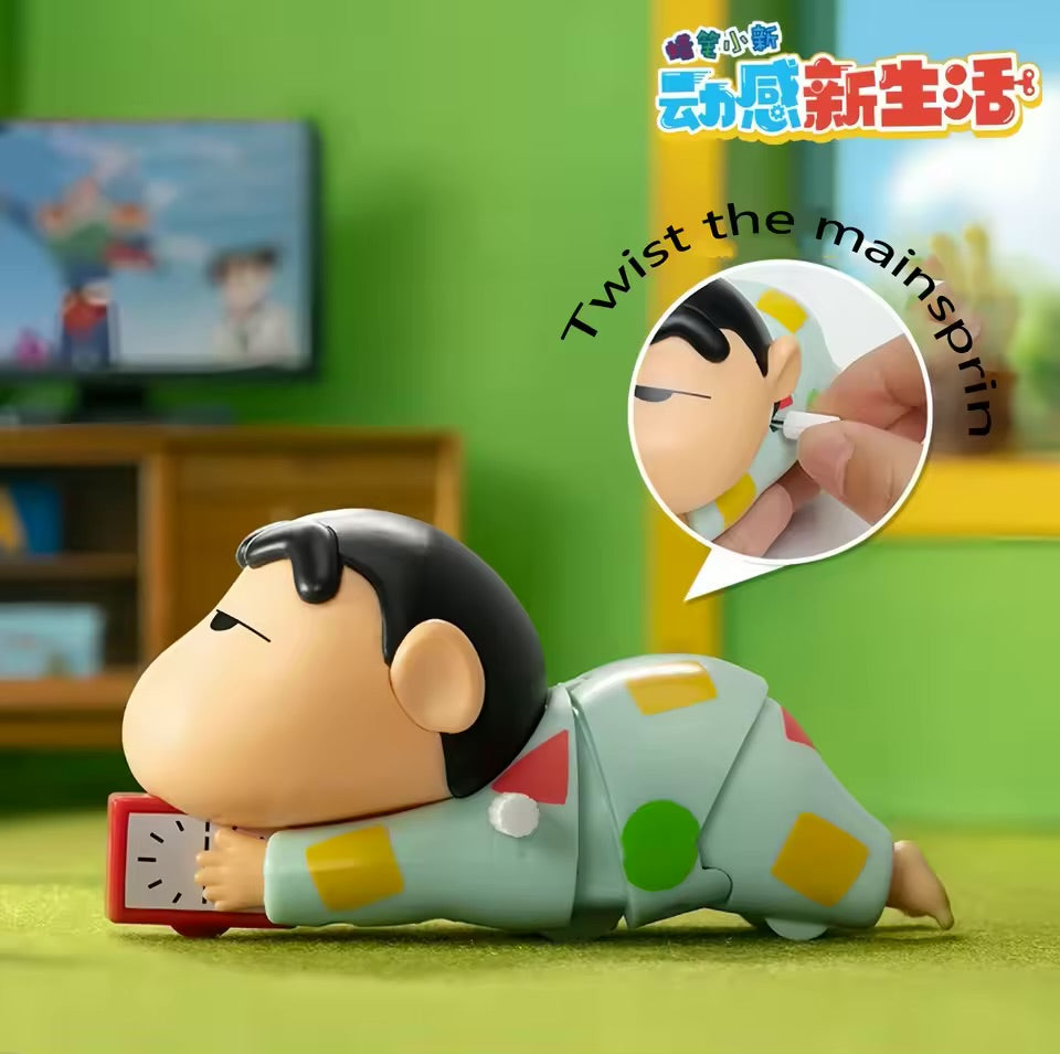 Crayon Shin-chan Crawling Alarm Clock Toy