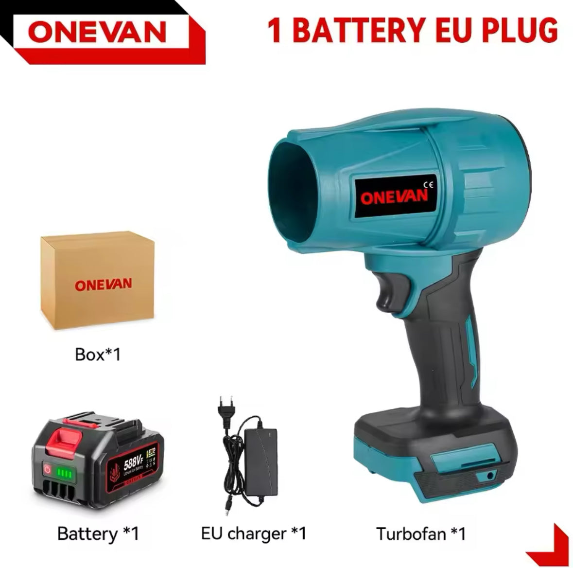 Cordless Turbo Super Power Jet Blower