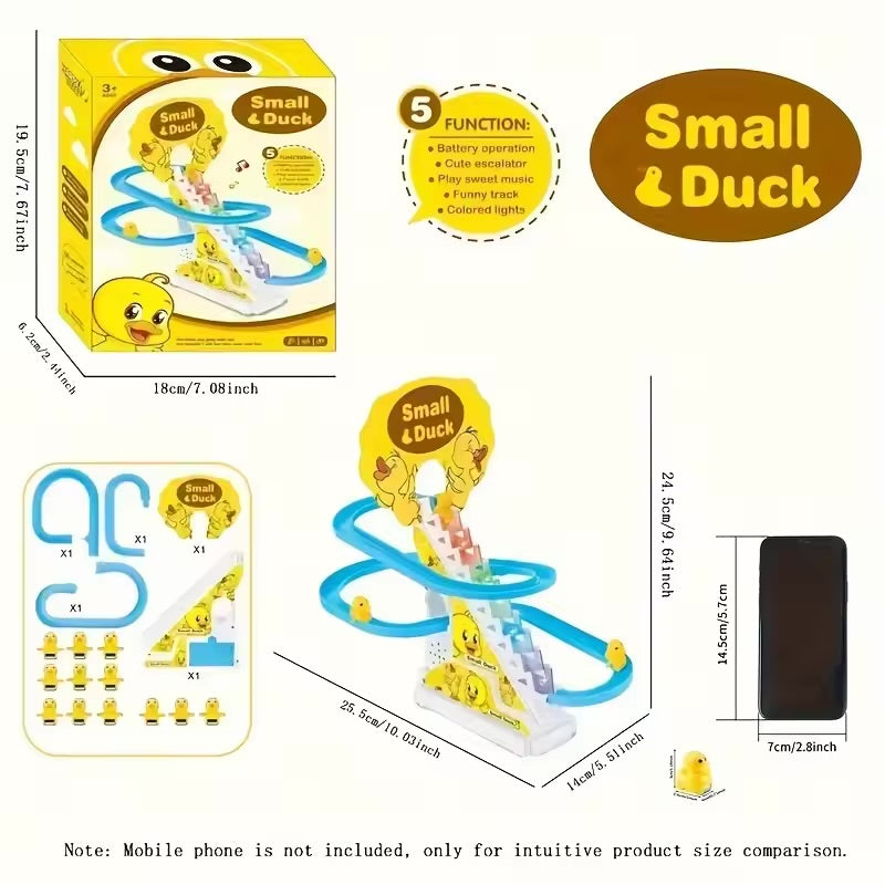 Electric Duckling Slide Toy with Lights & Music