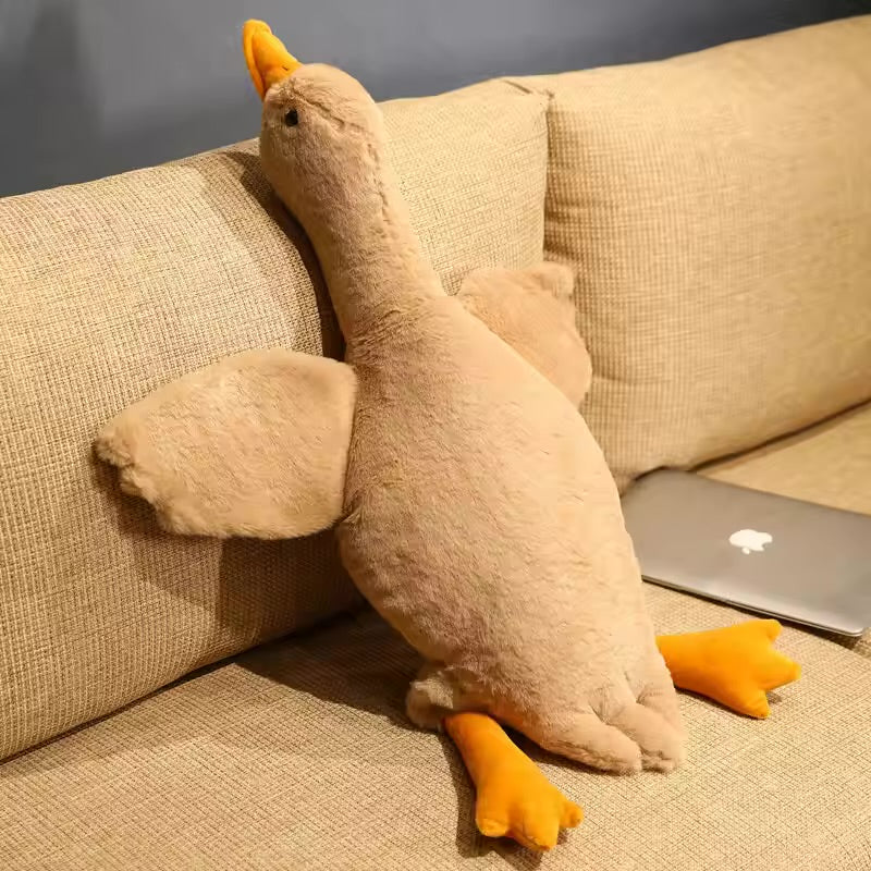 Giant Duck Plush Toy – Super Soft and Cuddly Goose Pillow