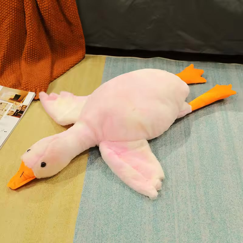 Giant Duck Plush Toy – Super Soft and Cuddly Goose Pillow