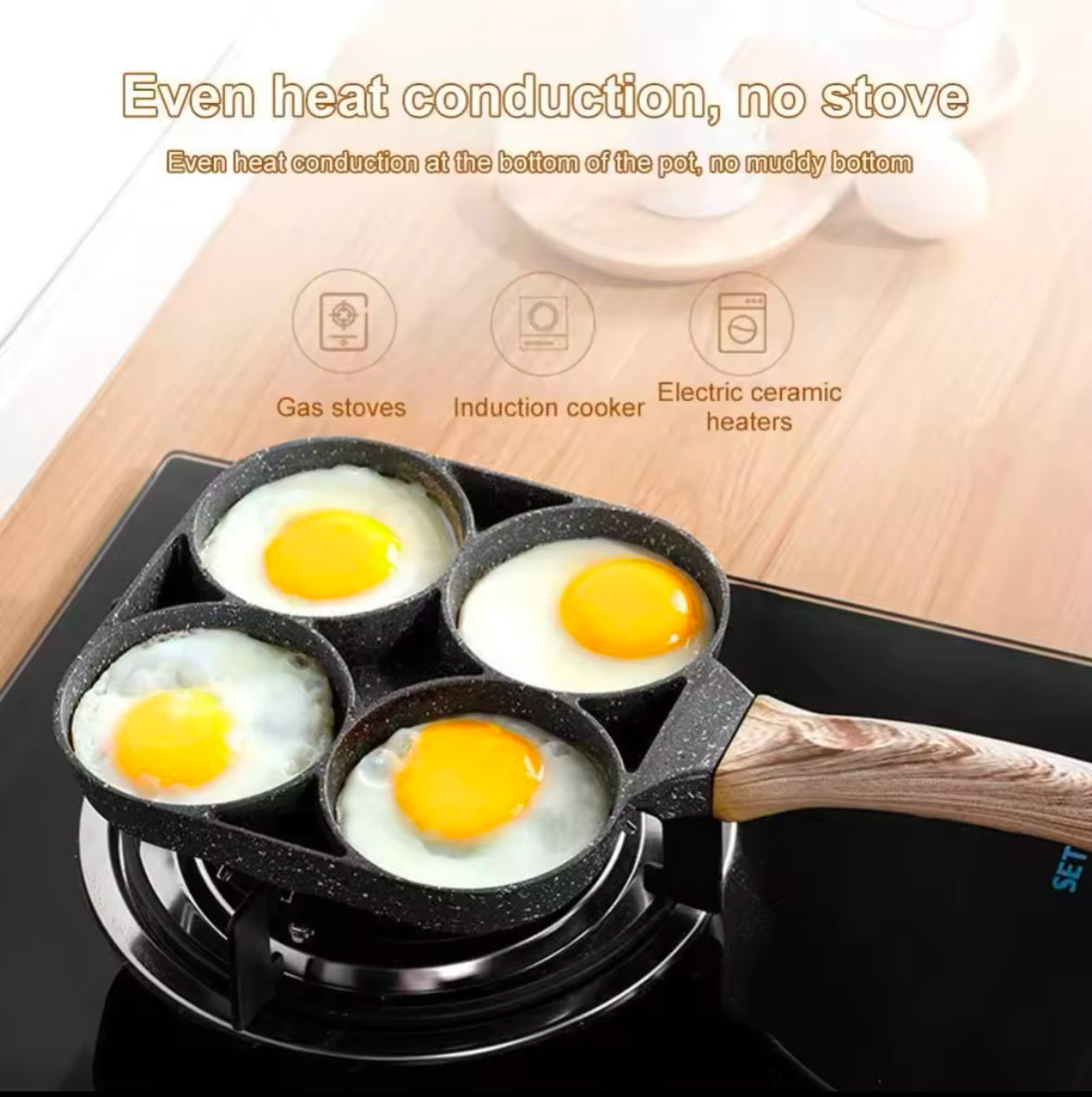 Non-Stick Wave Bottom Pan