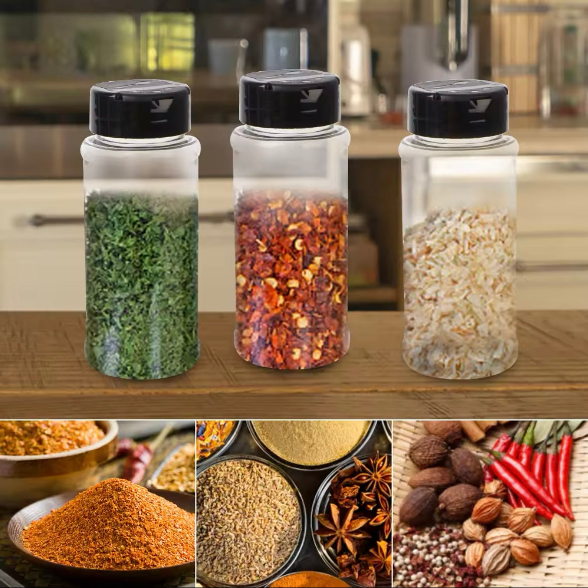 Under-Shelf Hidden Spice Rack – Space-Saving Kitchen Organizer