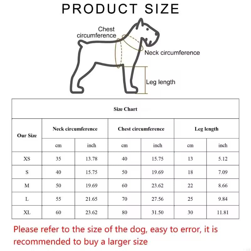 Dog Jumpsuit with Foot Protectors